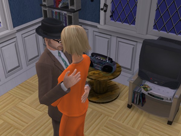 Simon and Lauren slow dance